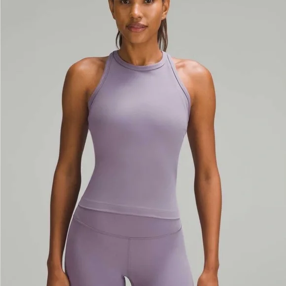 Lululemon Nulux Racerback Cropped Run Tank size 10 - Picture 1 of 6